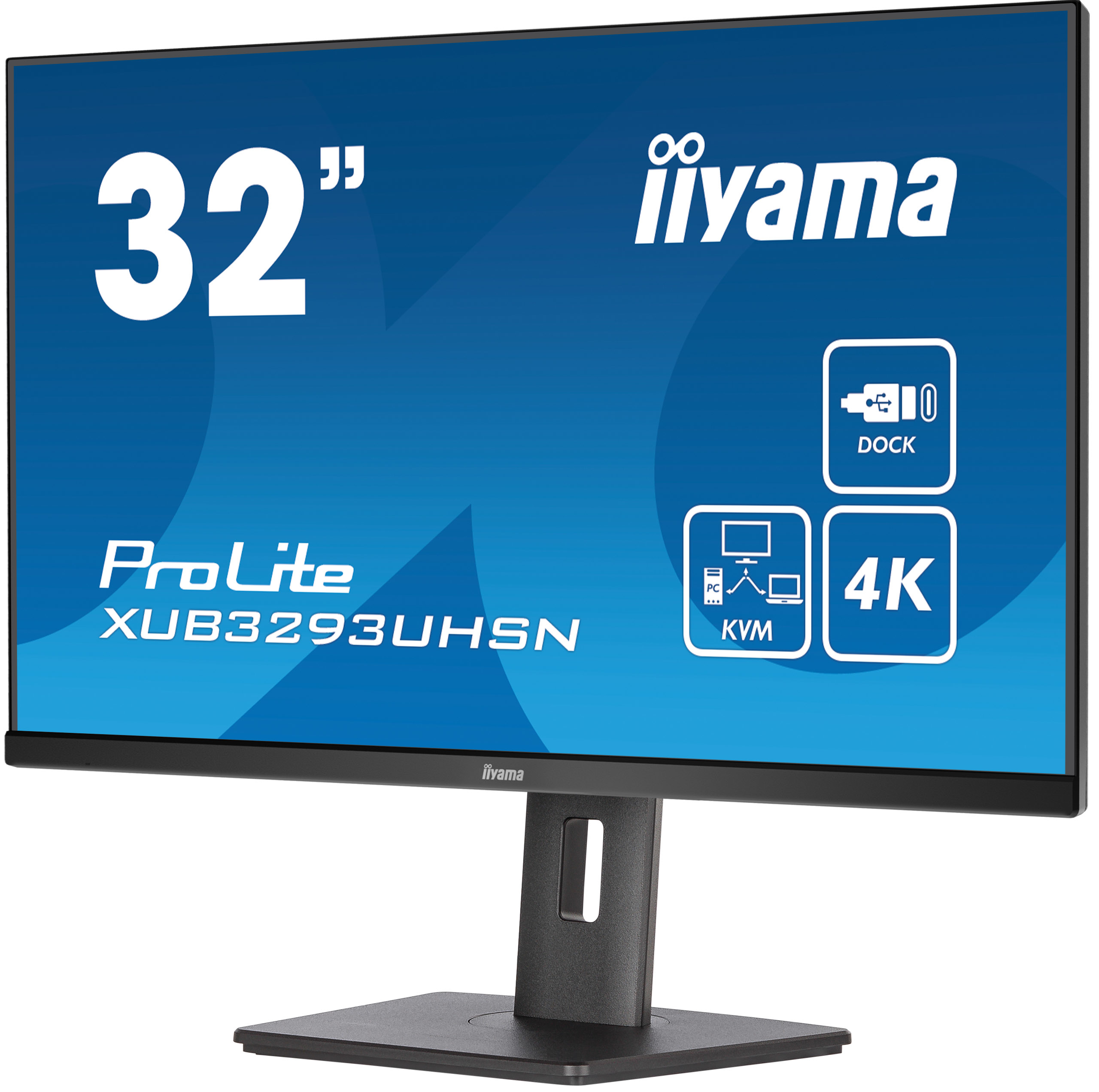 iiyama ProLite XUB3293UHSN-B5 computer monitor 80 cm (31.5") 3840 x 2160 Pixels 4K Ultra HD LCD Zwart - Afbeelding 4