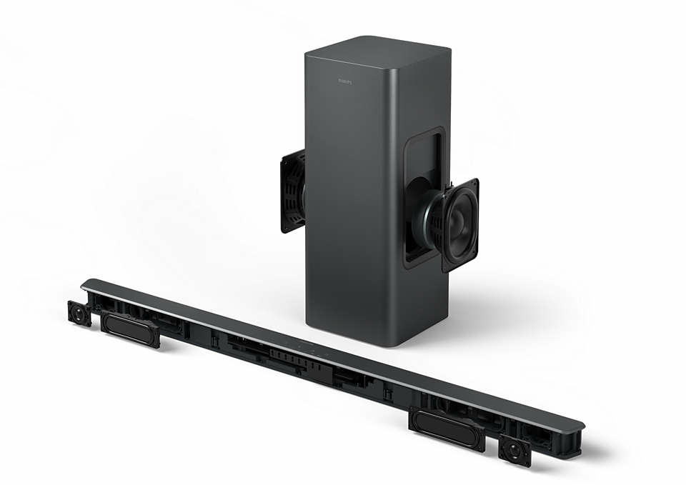 Philips Draadloze Dolby Atmos Design Soundbar TAB6309/10 - Afbeelding 6
