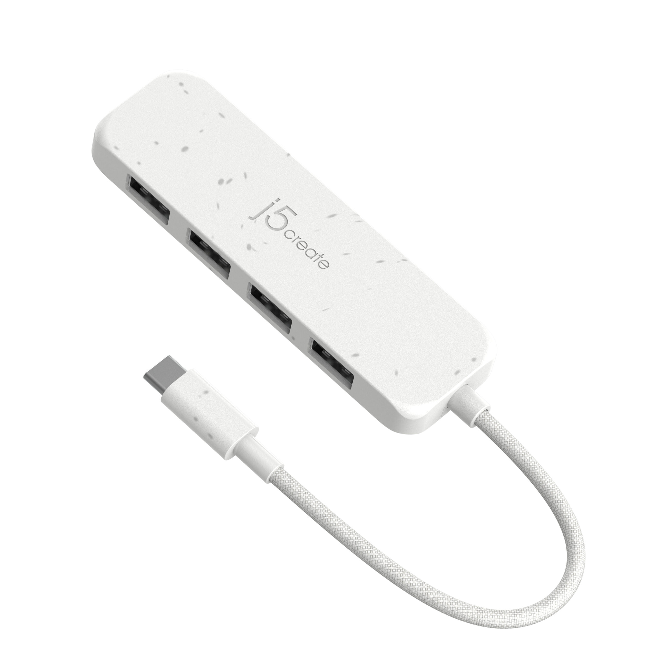 j5create Eco-Friendly USB-C naar 4-poorts Type-A Gen 2 Hub - Afbeelding 3