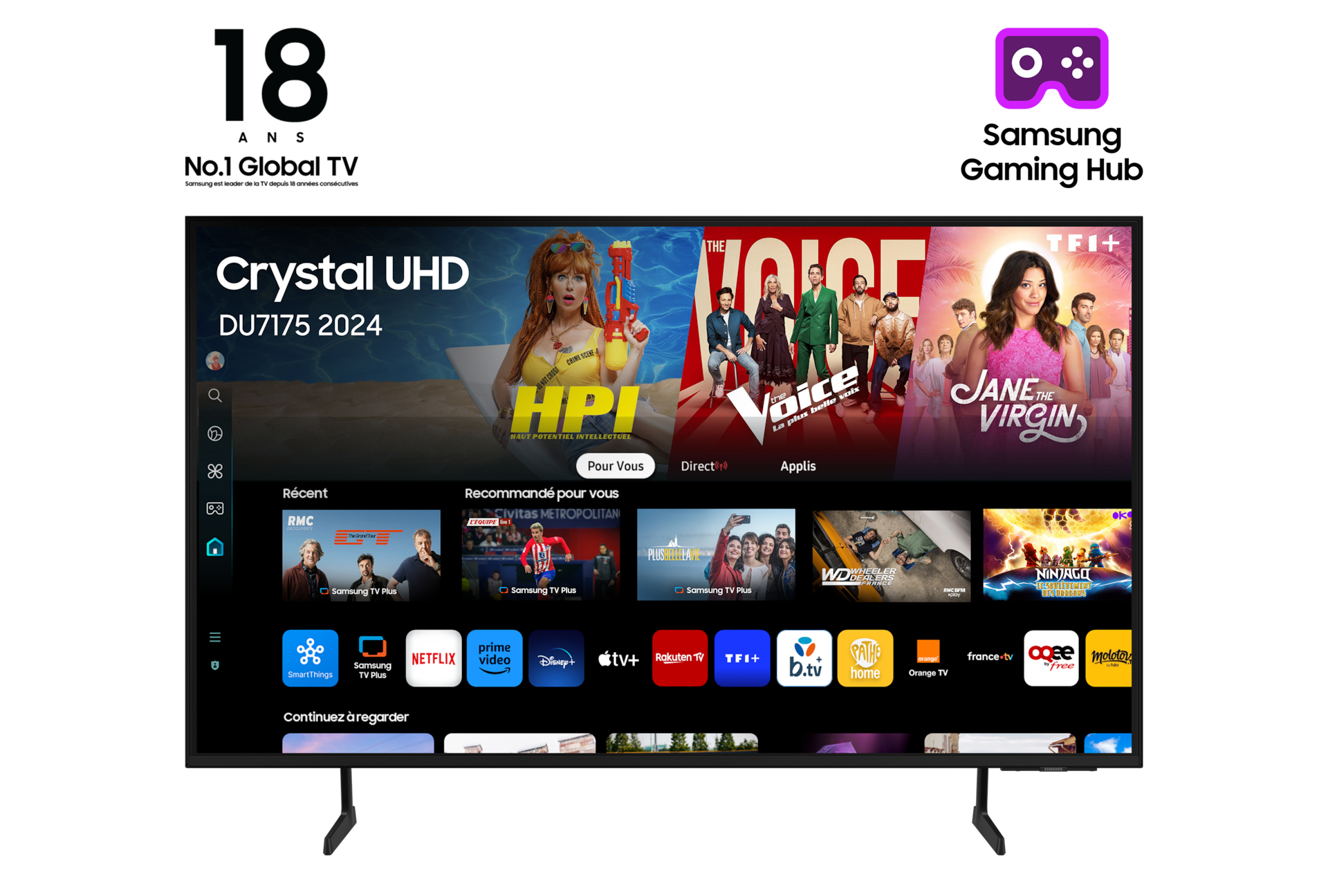 Samsung Smart Crystal UHD 4K TV 50DU7100 (2024) 50″ - Afbeelding 6