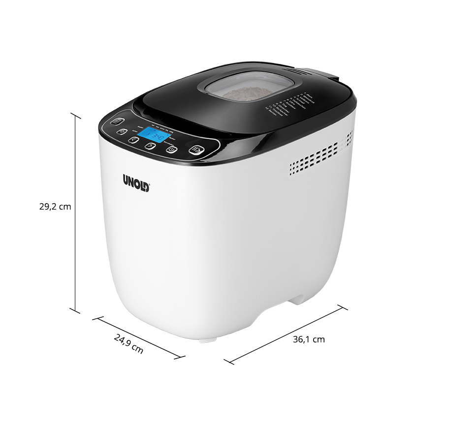 Unold 68010 broodbakmachine 550 W Zwart, Wit - Afbeelding 6