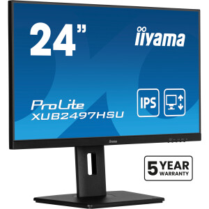 iiyama XUB2497HSU-B2 computer monitor 60,5 cm (23.8") 1920 x 1080 Pixels Full HD LED Zwart