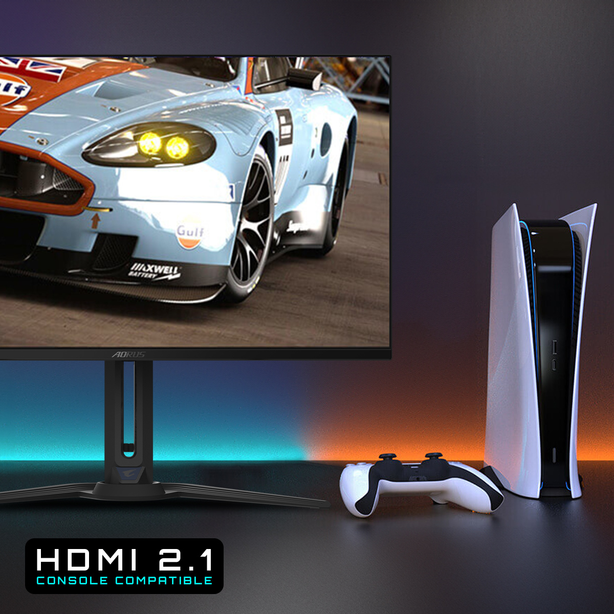 GIGABYTE AORUS FO32U EK computer monitor 80 cm (31.5") 3840 x 2160 Pixels 4K Ultra HD OLED Zwart - Afbeelding 12