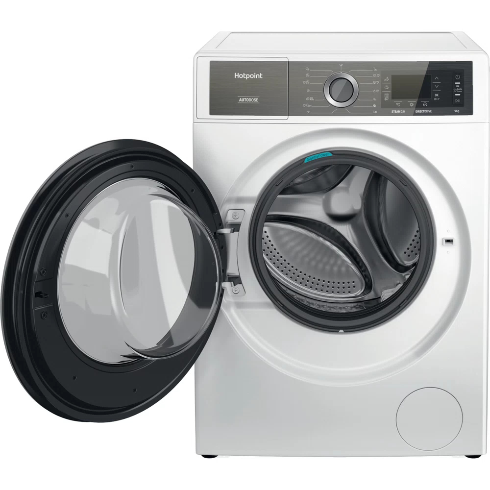 Hotpoint Ariston H8 W946WB EU wasmachine Voorbelading 9 kg 1400 RPM Wit - Afbeelding 4