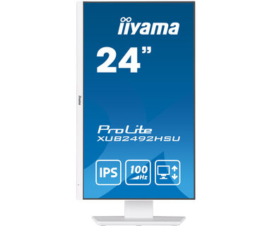 iiyama XUB2492HSU-W6 computer monitor 60,5 cm (23.8") 1920 x 1080 Pixels Full HD LED Wit - Afbeelding 2