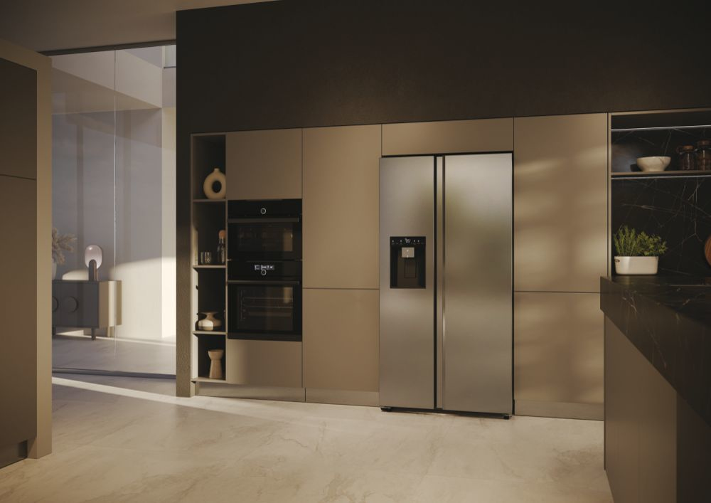 Haier SBS 90 Serie 5 HSW59F18EIMM amerikaanse koelkast Vrijstaand 601 l E Platina, Roestvrijstaal - Afbeelding 27