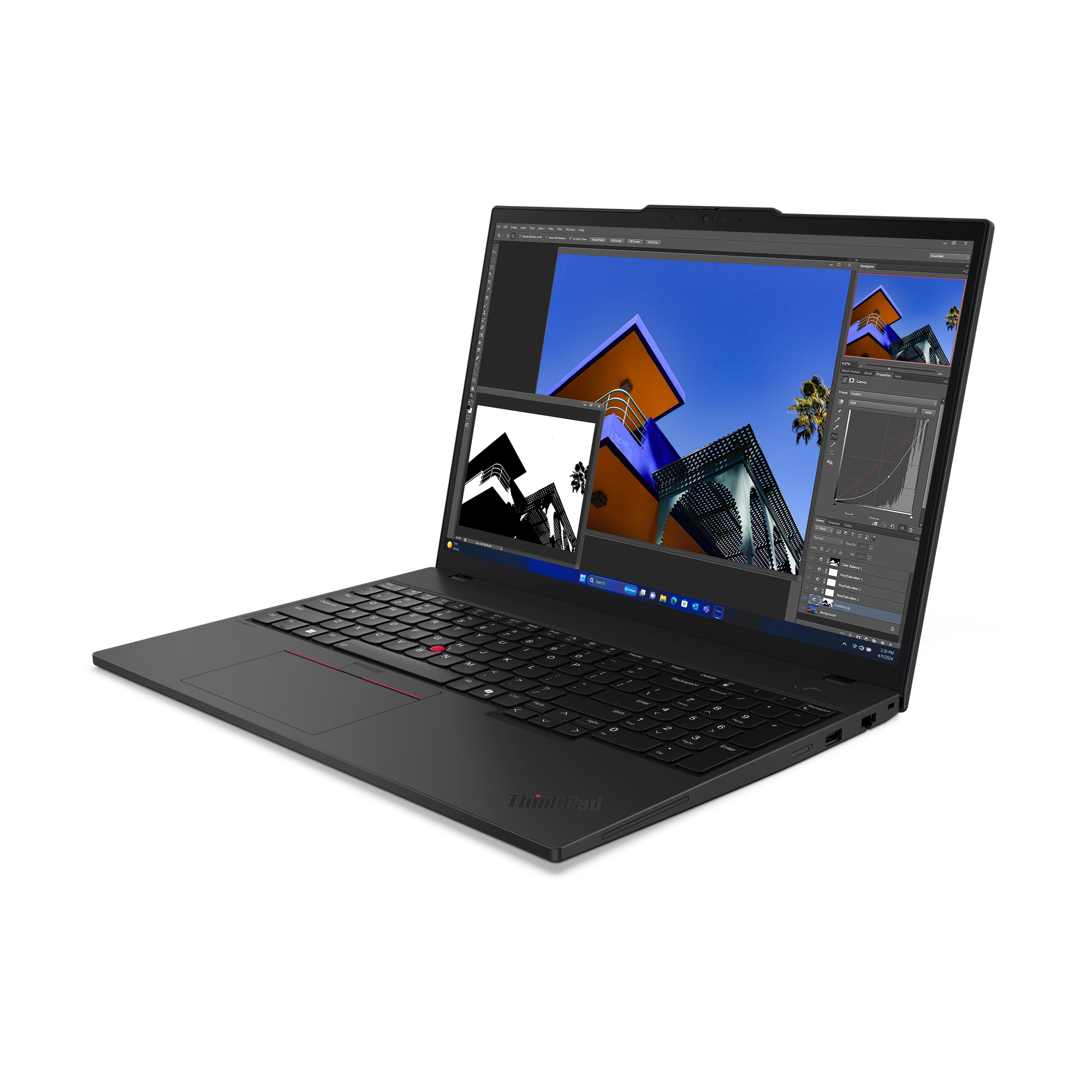 Lenovo ThinkPad T16 Gen 3 Intel Core Ultra 7 155U Laptop 40,6 cm (16") WUXGA 16 GB DDR5-SDRAM 512 GB SSD Wi-Fi 6E (802.11ax) Windows 11 Pro Zwart - Afbeelding 7