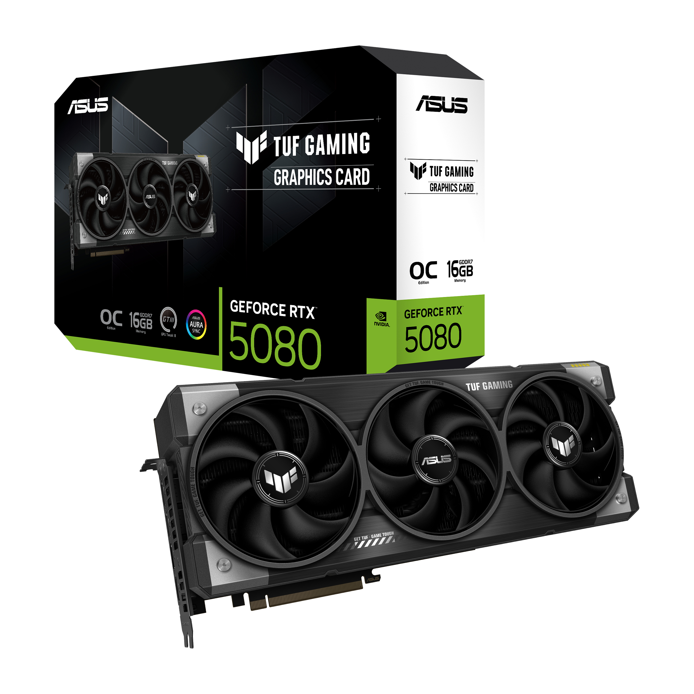 ASUS TUF Gaming TUF-RTX5080-O16G-GAMING NVIDIA GeForce RTX 5080 16 GB GDDR7 - Afbeelding 11