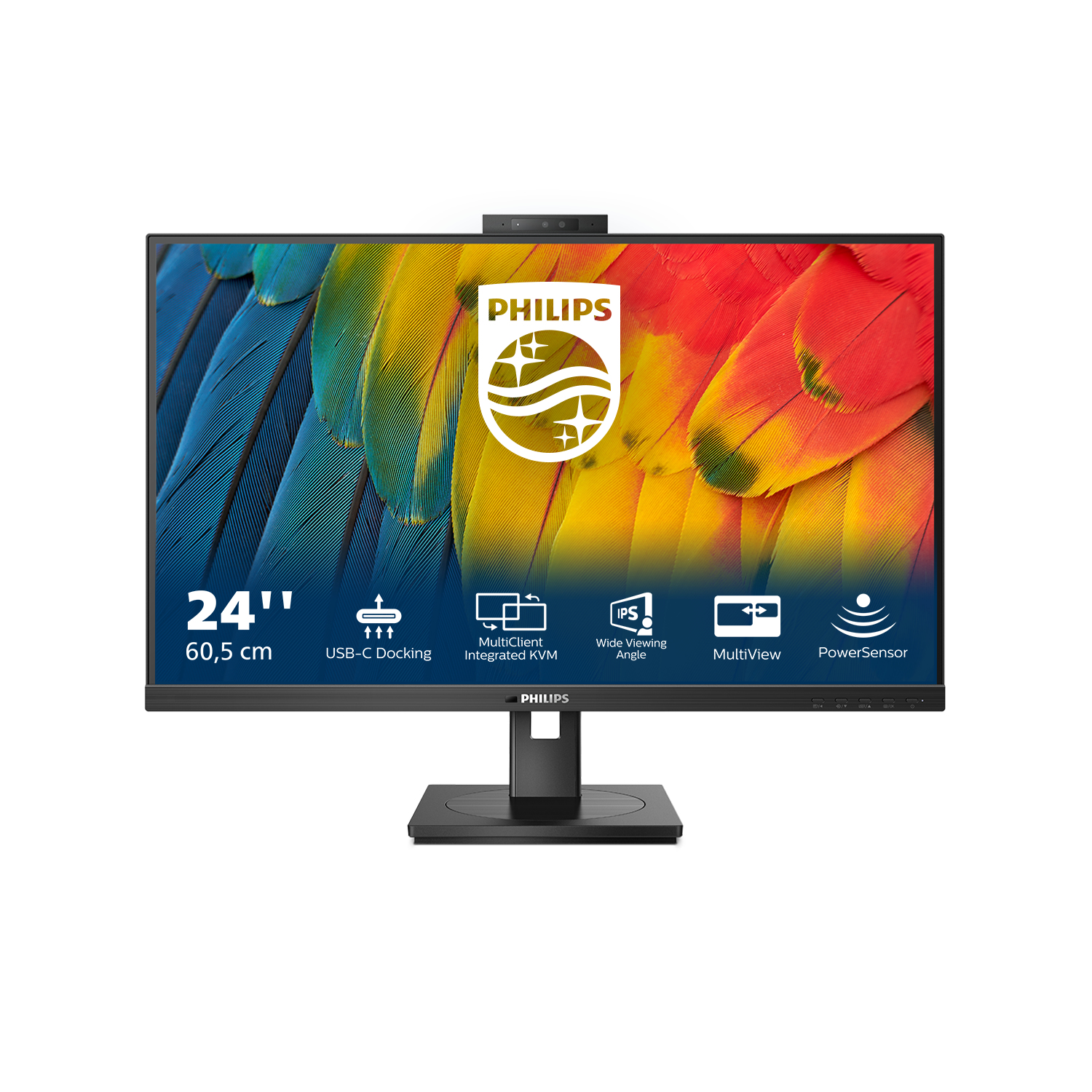Philips 5000 series 24B1U5301H/00 LED display 60,5 cm (23.8") 1920 x 1080 Pixels Full HD LCD Zwart - Afbeelding 2