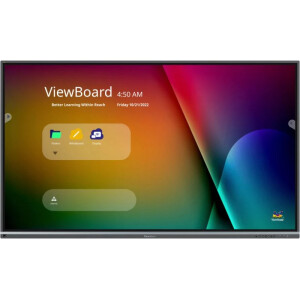Viewsonic IFP7550-5F interactief whiteboard 190,5 cm (75") 3840 x 2160 Pixels Touchscreen Zwart HDMI