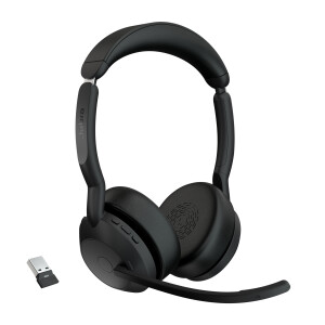 Jabra 25599-989-999 hoofdtelefoon/headset Draadloos Hoofdband Kantoor/callcenter Bluetooth Oplaadhouder Zwart