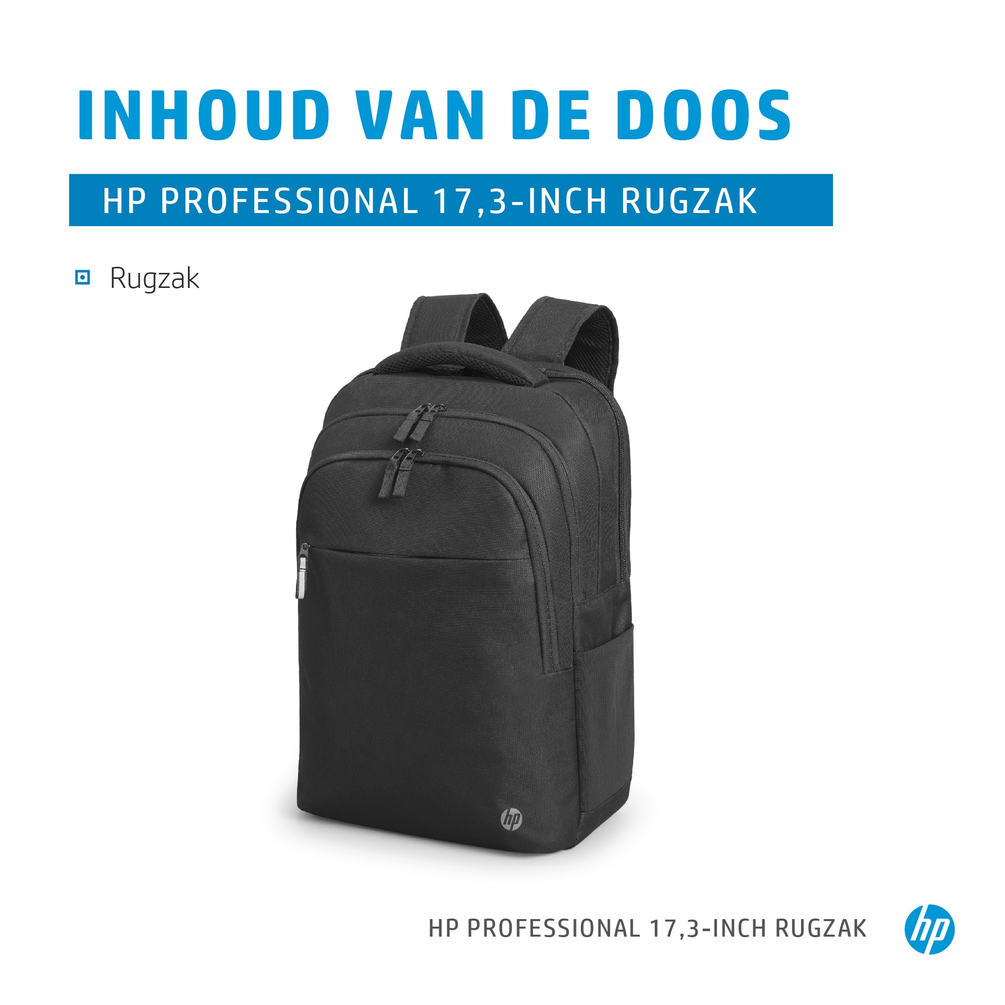 HP Professional 17,3-inch rugzak - Afbeelding 3