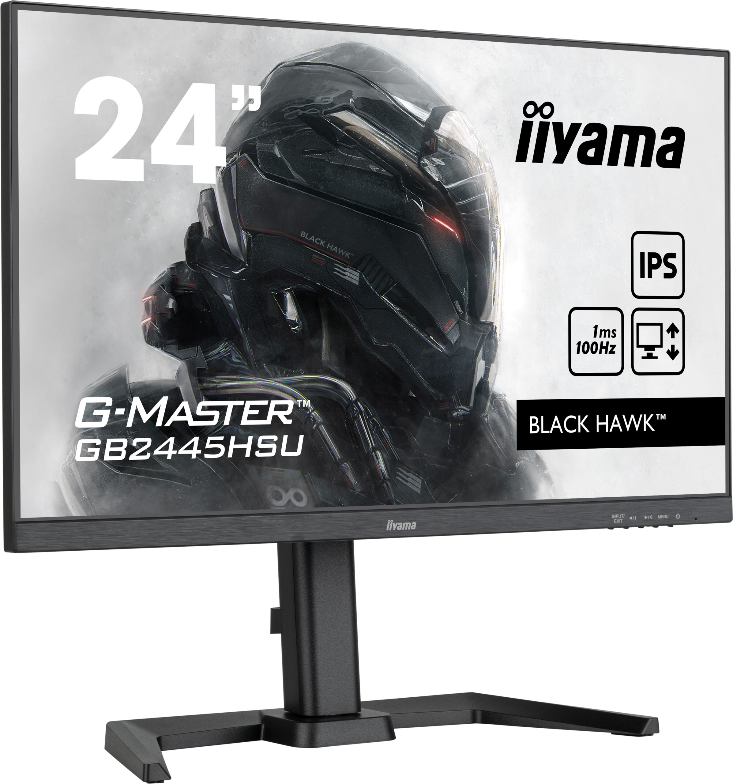 iiyama G-MASTER GB2445HSU-B1 computer monitor 61 cm (24") 1920 x 1080 Pixels Full HD LED Zwart - Afbeelding 2