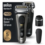 Braun Series 9 Pro+ 9565cc Wet & Dry Scheerapparaat met scheerblad Trimmer Metallic