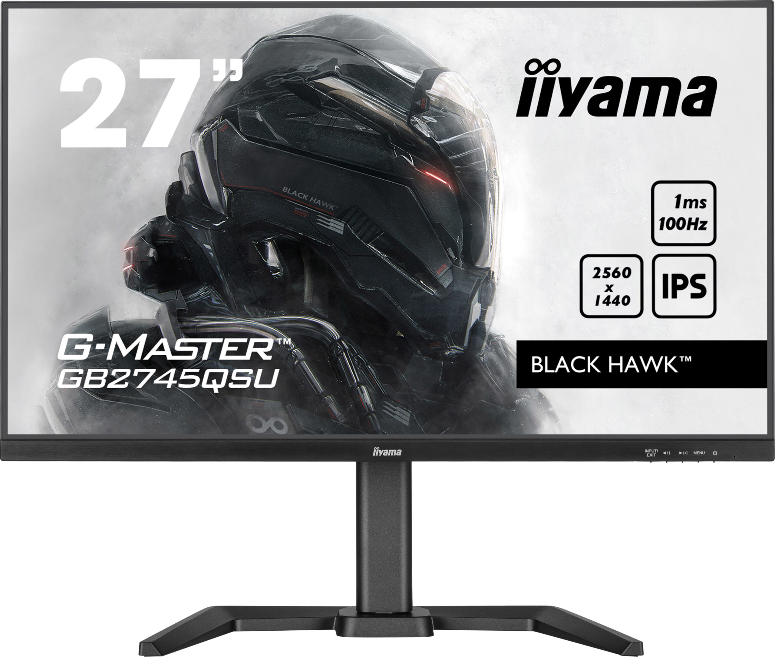 iiyama G-MASTER GB2745QSU-B1 computer monitor 68,6 cm (27") 2560 x 1440 Pixels 2K Ultra HD LED Zwart