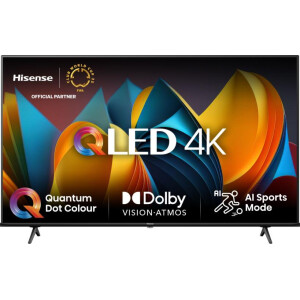 Hisense 75E79NQ 75" | 4K Ultra HD QLED Smart TV | VIDAA + Wifi | Dolby Vision voor Betoverende Beeldkwaliteit | Quantum Dot voor Rijke Kleuren | 60Hz