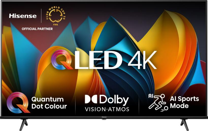 Hisense 75E79NQ 75" | 4K Ultra HD QLED Smart TV | VIDAA + Wifi | Dolby Vision voor Betoverende Beeldkwaliteit | Quantum Dot voor Rijke Kleuren | 60Hz
