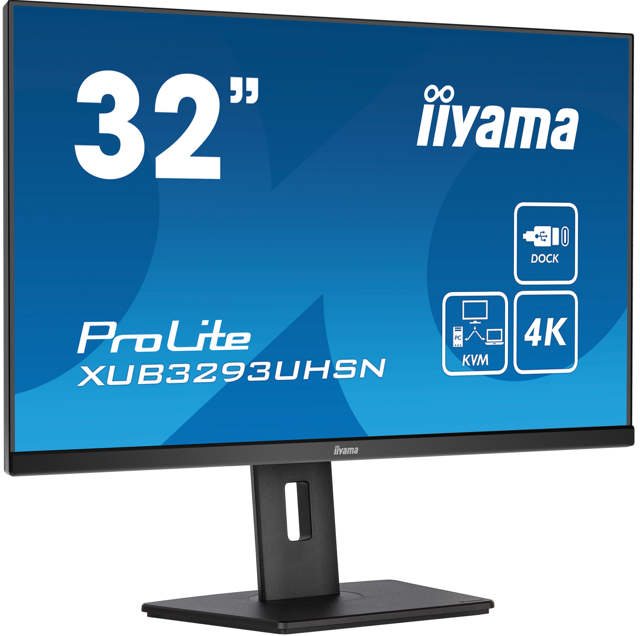 iiyama ProLite XUB3293UHSN-B5 computer monitor 80 cm (31.5") 3840 x 2160 Pixels 4K Ultra HD LCD Zwart - Afbeelding 2