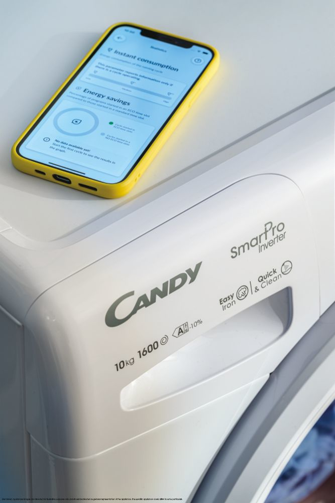 Candy Smart Pro Inverter CO 474TWM6/1-S wasmachine Voorbelading 7 kg 1400 RPM Wit - Afbeelding 22