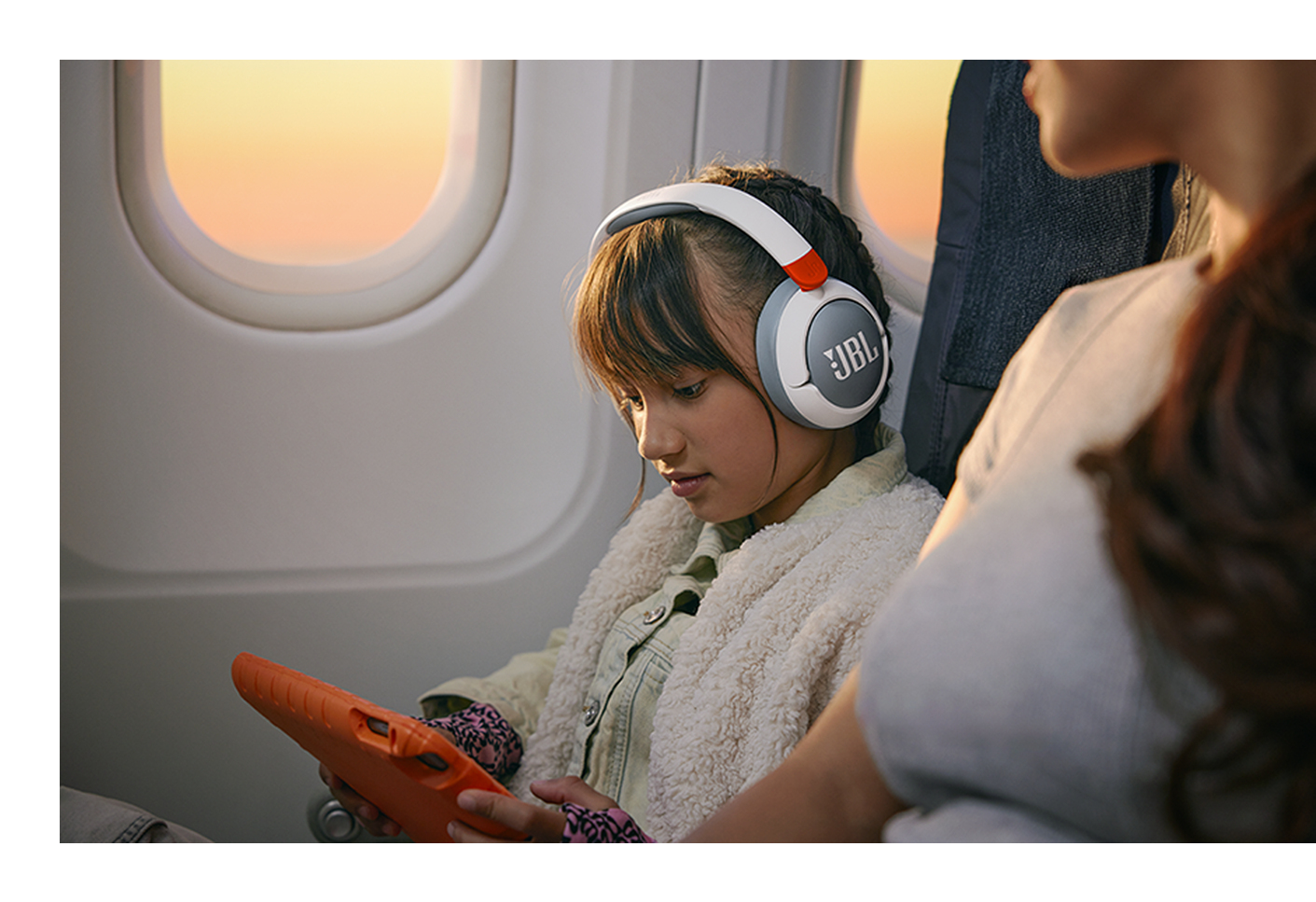 JBL Junior 470NC Headset Draadloos Hoofdband Oproepen/muziek USB Type-C Bluetooth Licht Grijs, Wit - Afbeelding 9