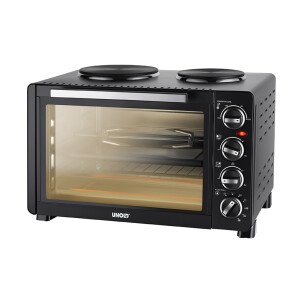 Unold 68885 fornuis Vrijstaand fornuis Electrisch Keramisch Zwart