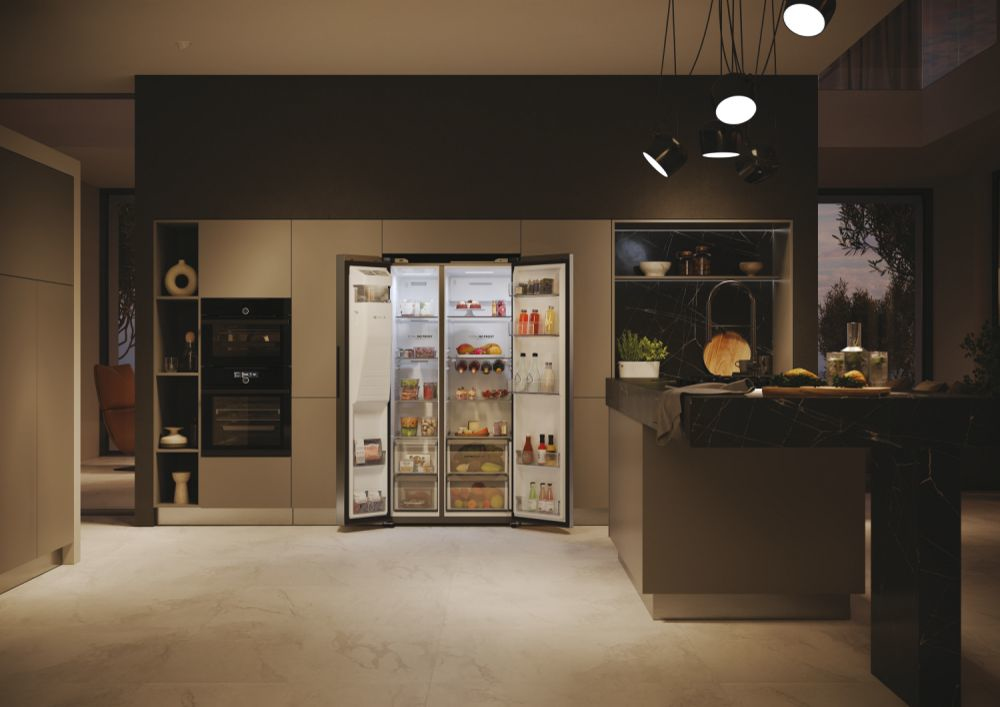 Haier SBS 90 Serie 5 HSW59F18EIMM amerikaanse koelkast Vrijstaand 601 l E Platina, Roestvrijstaal - Afbeelding 28