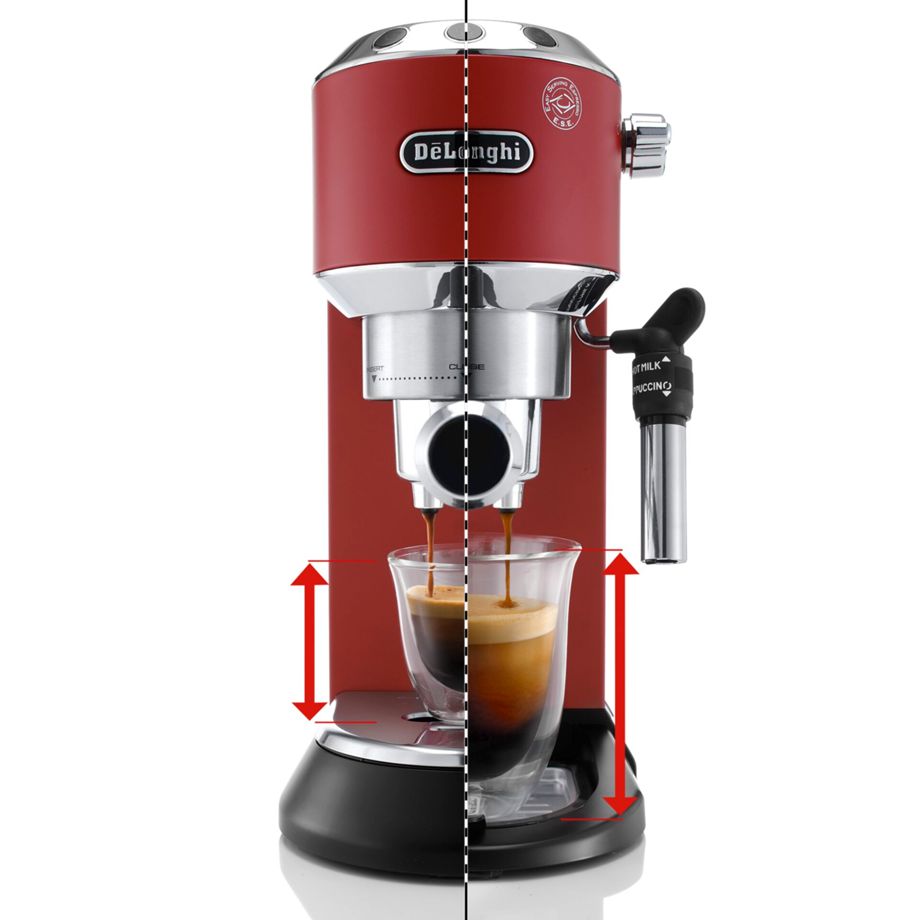 DeLonghi EC 685 R Dedica Style Espresso machine Rood - Afbeelding 5