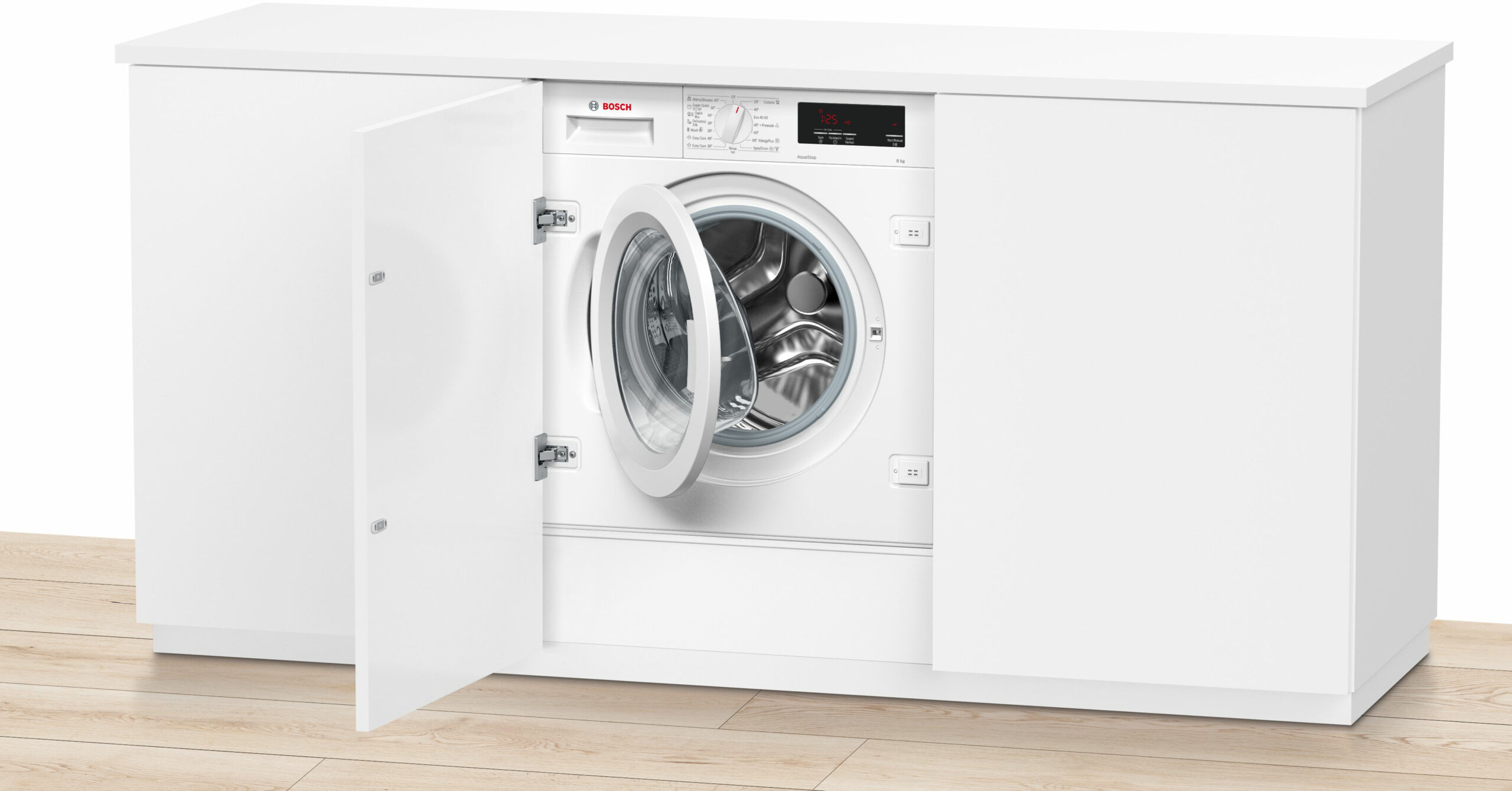 Bosch Serie 6 WIW24342EU wasmachine Voorbelading 8 kg 1200 RPM Wit - Afbeelding 3