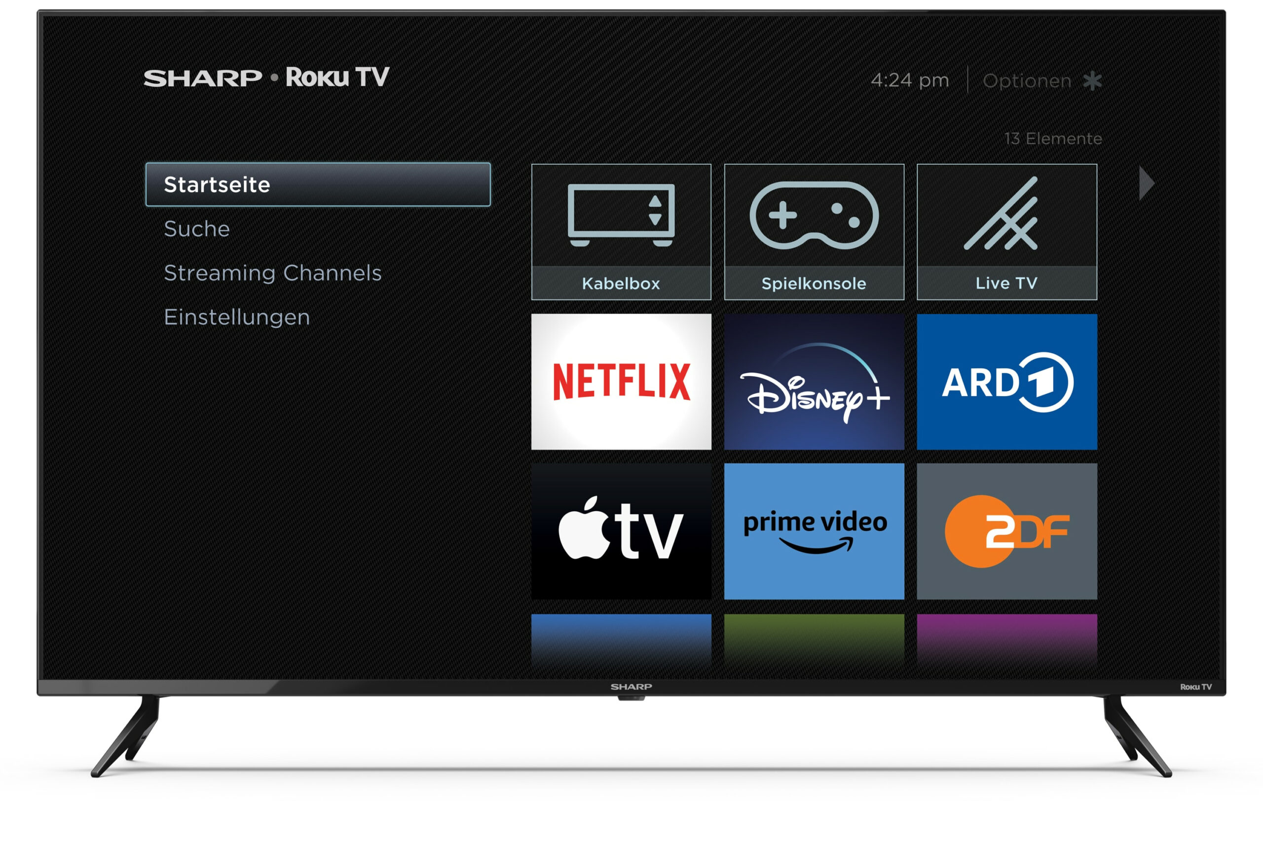 Sharp 43FJ2E tv 109,2 cm (43") 4K Ultra HD Smart TV Wifi Zwart - Afbeelding 8