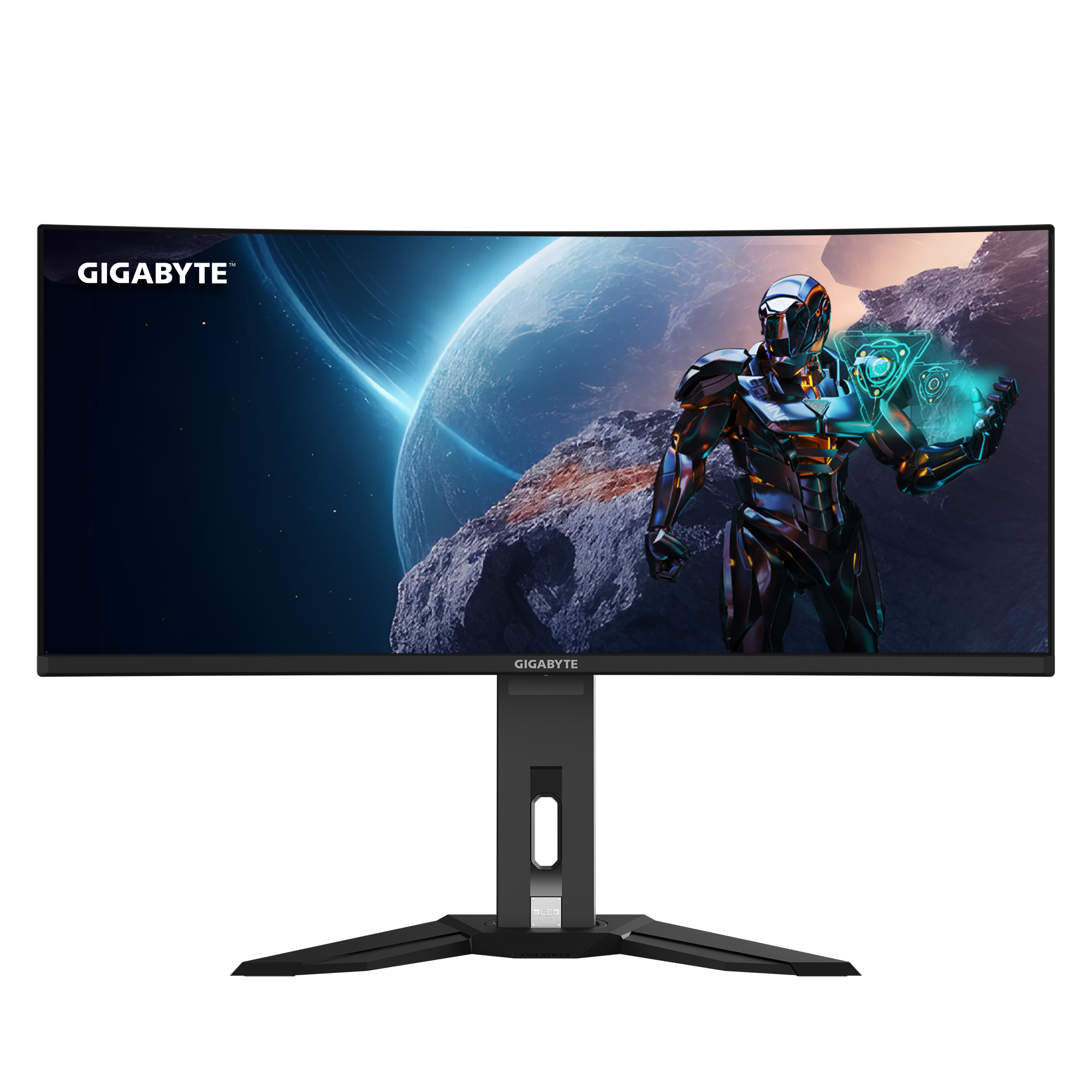 GIGABYTE MO34WQC computer monitor 86,4 cm (34") 3440 x 1440 Pixels Wide Quad HD OLED Zwart - Afbeelding 2