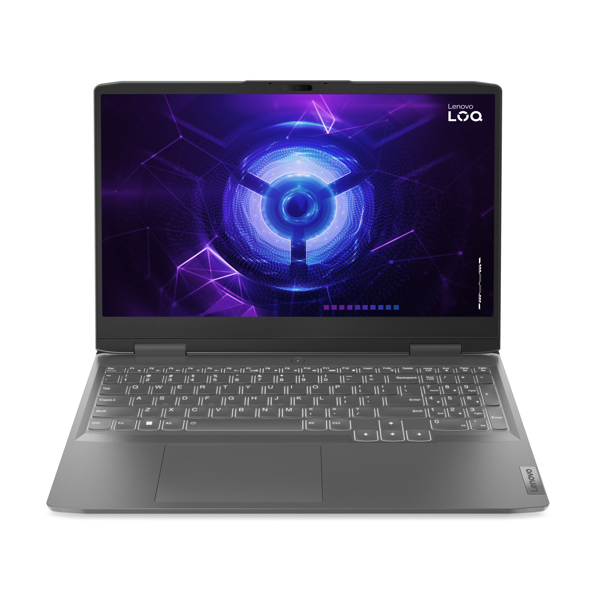 Lenovo LOQ Intel® Core™ i5 i5-13420H Laptop 39,6 cm (15.6") Full HD 16 GB DDR5-SDRAM 512 GB SSD NVIDIA GeForce RTX 4050 Wi-Fi 6 (802.11ax) Grij