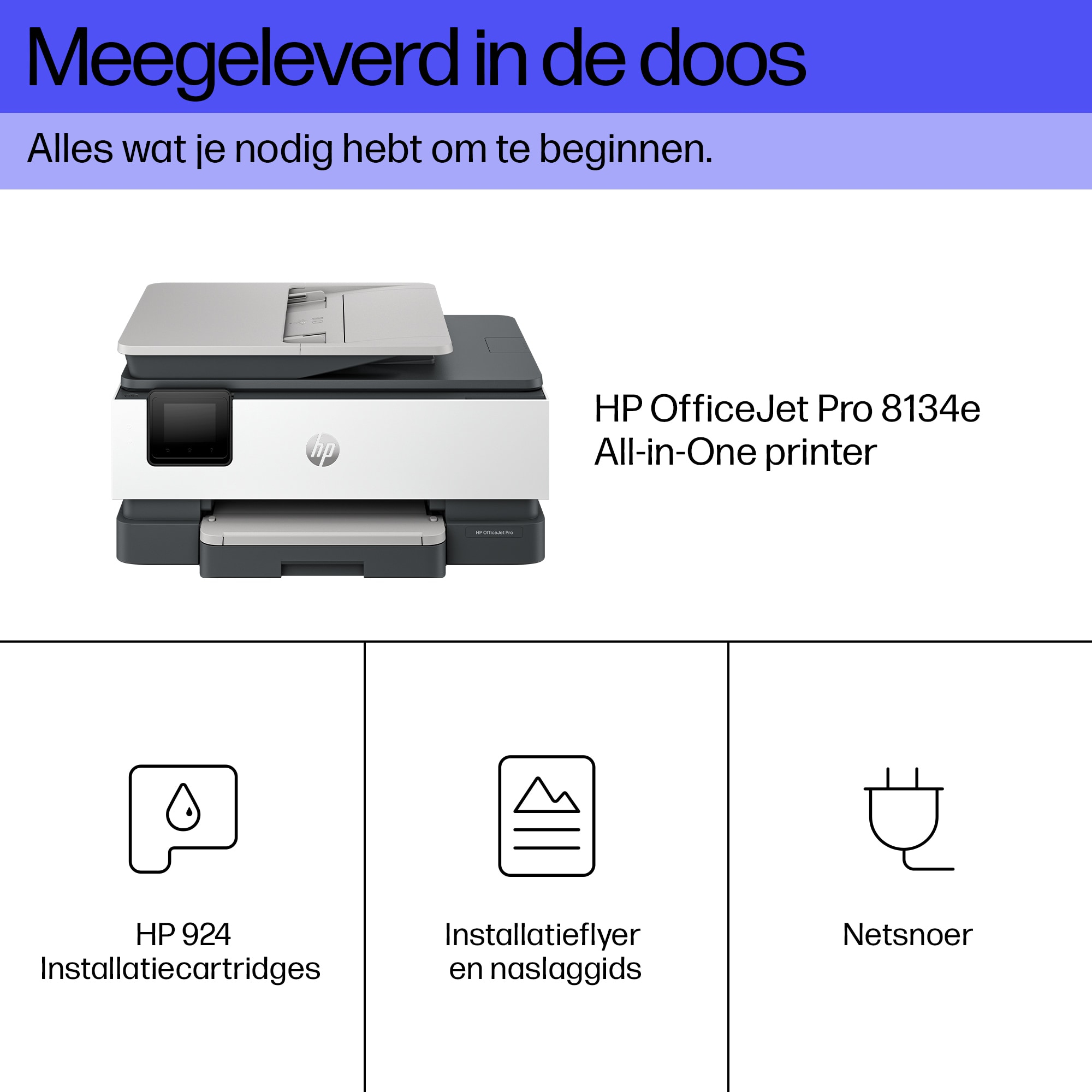 HP OfficeJet Pro 8134e All-in-One printer - Afbeelding 10