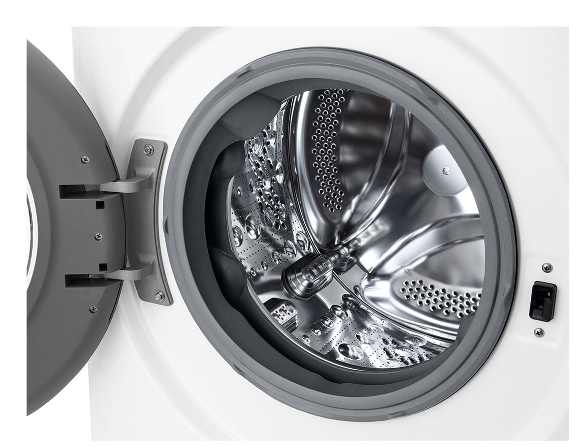 LG F2WR508S0W wasmachine Voorbelading 8 kg 1200 RPM Zwart, Wit - Afbeelding 3