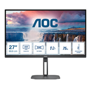 AOC V5 Q27V5N/BK computer monitor 68,6 cm (27") 2560 x 1440 Pixels Quad HD LED Zwart