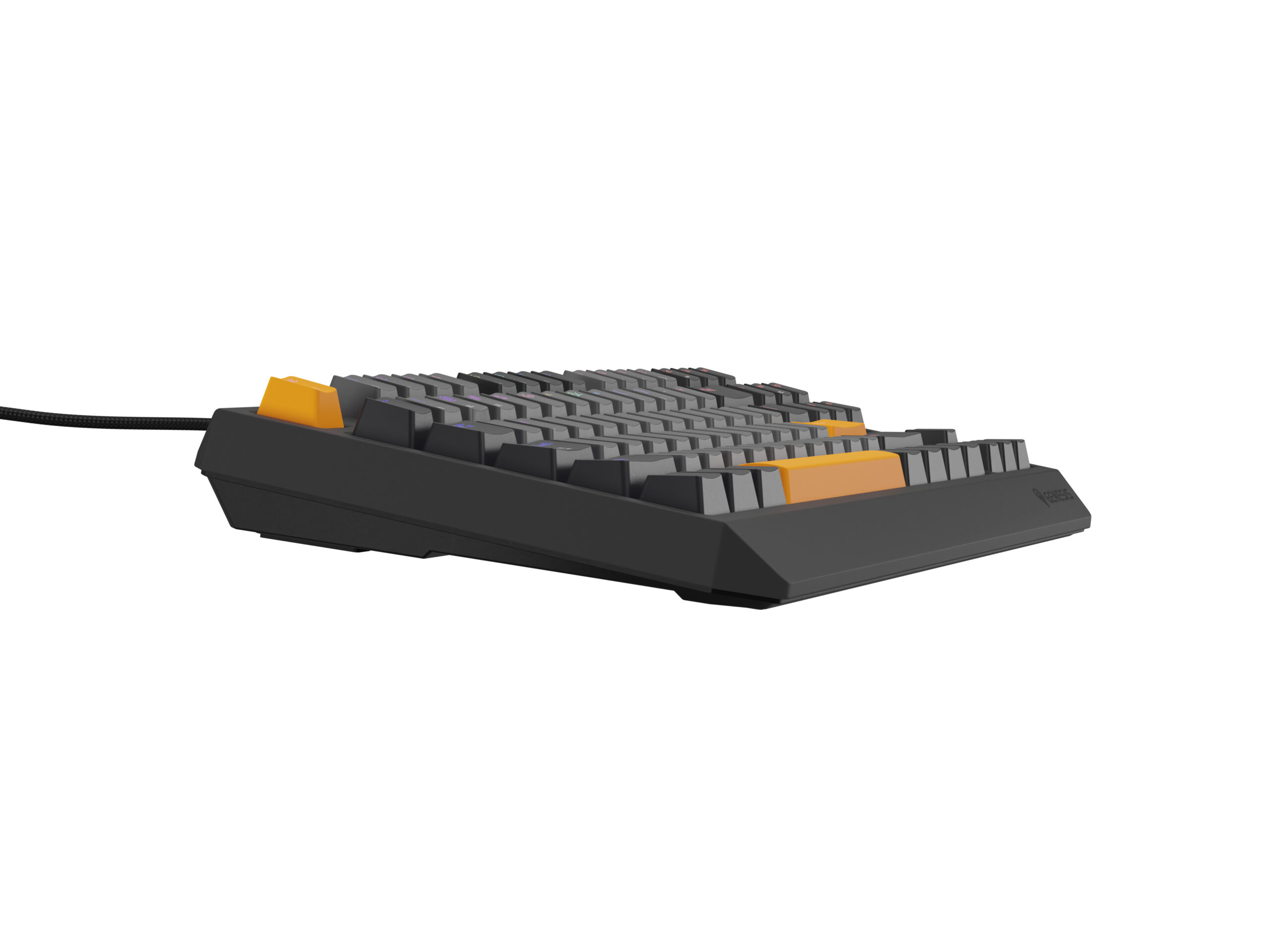 GENESIS Thor 230 TKL toetsenbord Gamen USB + RF Wireless + Bluetooth QWERTY Zwart, Grijs, Oranje - Afbeelding 7