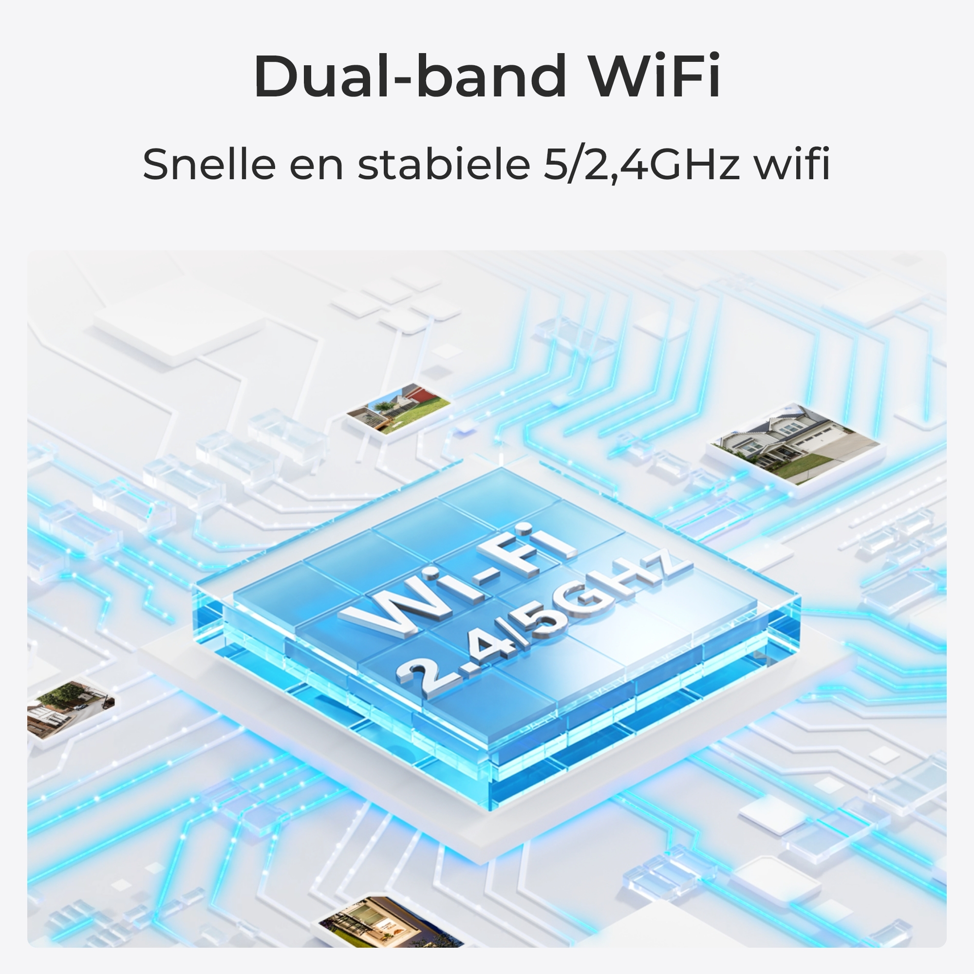 Reolink Argus Series Argus-serie B430 - 5MP wifi-buitencamera, pan- en kantelfunctie, detectie van personen/voertuigen/dieren, nachtzicht in kleur - Afbeelding 4