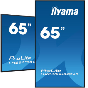 iiyama LH6560UHS-B2AG beeldkrant Digitaal A-kaart 165,1 cm (65") LED Wifi 500 cd/m² 4K Ultra HD Zwart Type processor Android 11 24/7