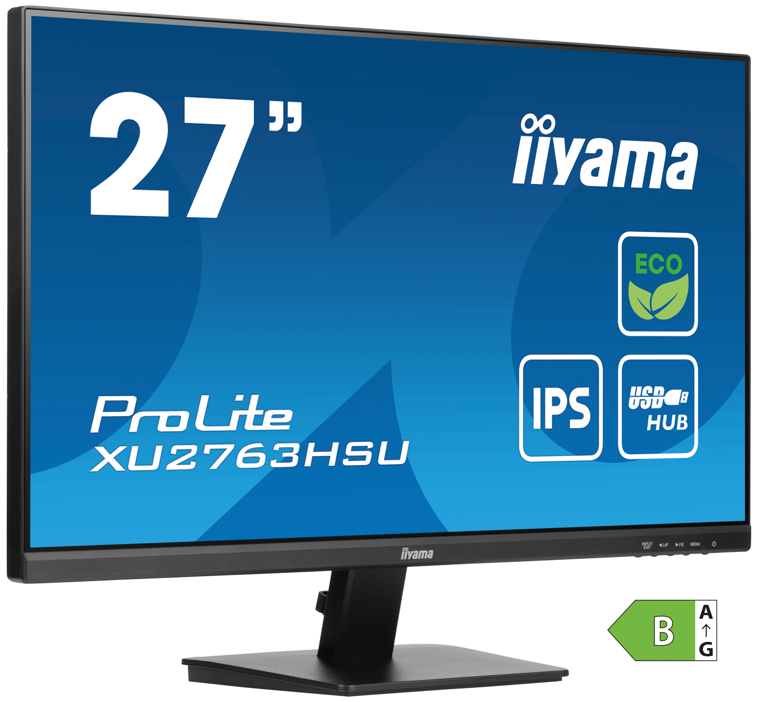 iiyama ProLite XU2763HSU-B1 computer monitor 68,6 cm (27") 1920 x 1080 Pixels Full HD LED Zwart - Afbeelding 2