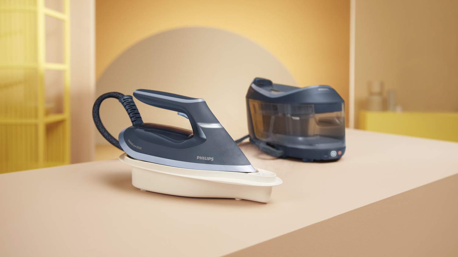 Philips 6000 series PSG6042/20 stoomstrijkijzer station 2400 W 1,8 l SteamGlide Advanced Blauw - Afbeelding 20