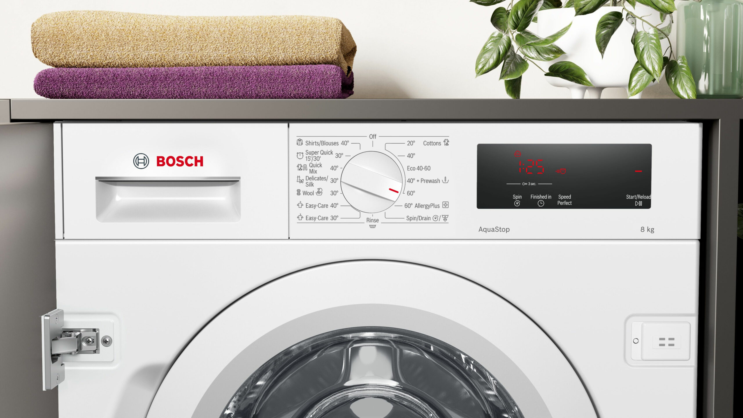 Bosch Serie 6 WIW24342EU wasmachine Voorbelading 8 kg 1200 RPM Wit - Afbeelding 4