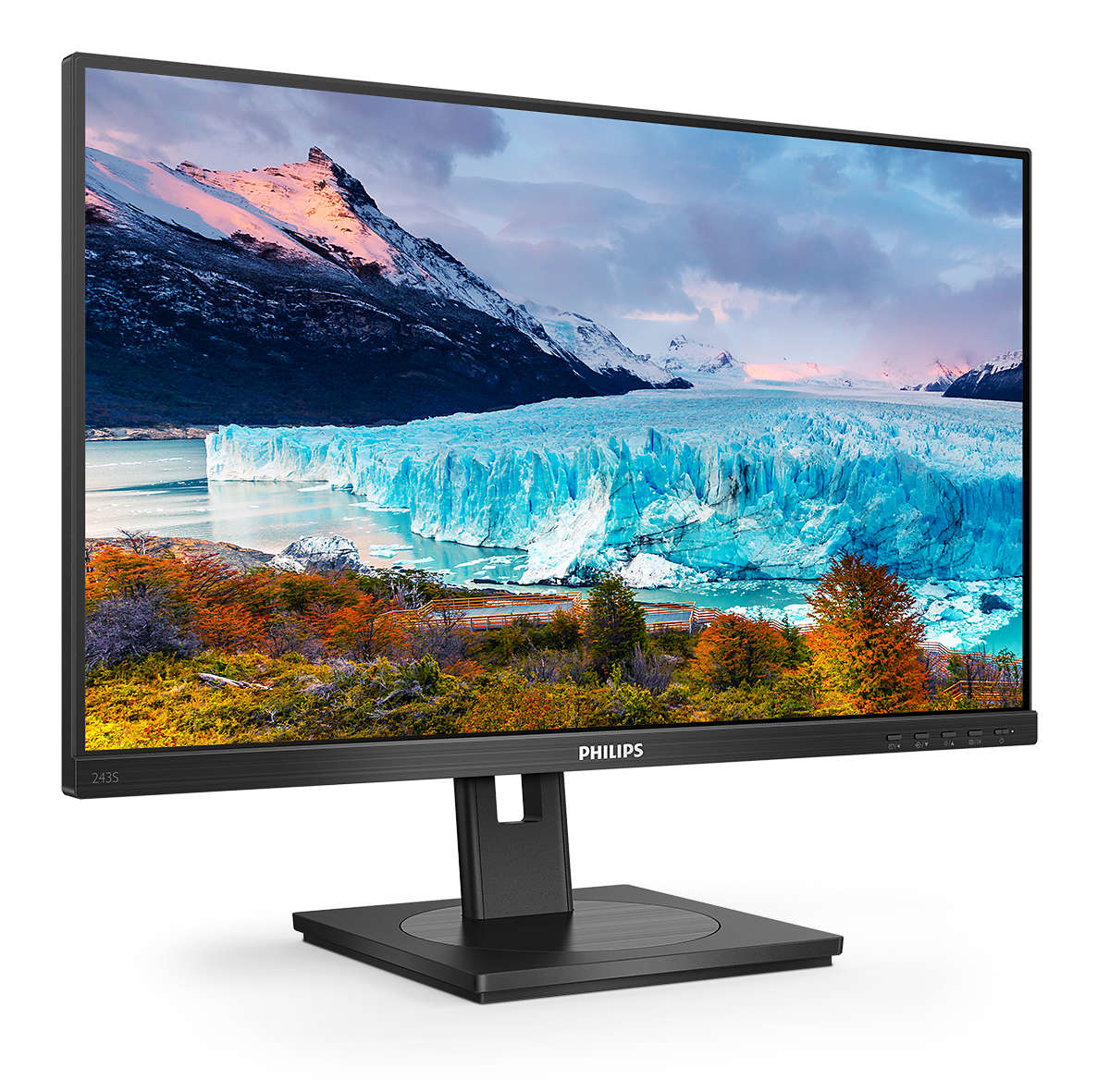 S-Line - 24 inch - Full HD IPS LED Monitor - 1920x1080 - USB-C Dock - Pivot / HAS / RJ45 - Afbeelding 3