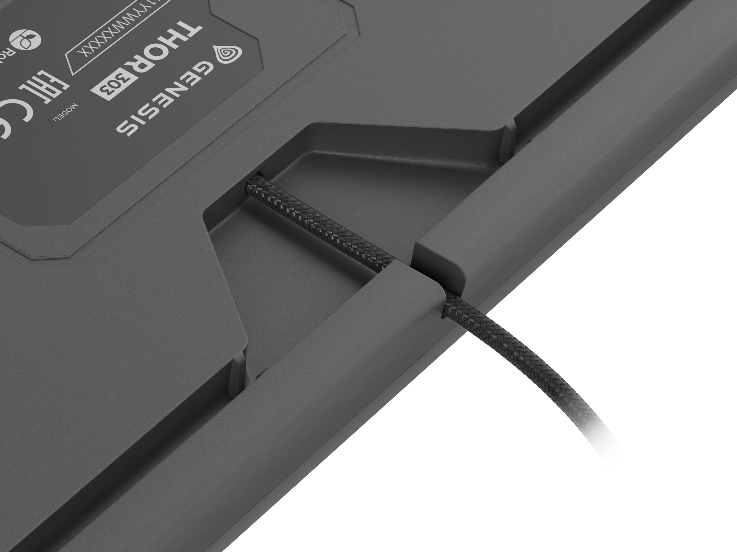 GENESIS Thor 303 toetsenbord Gamen USB QWERTZ Duits Zwart - Afbeelding 7