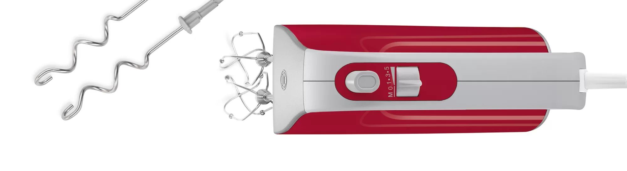 Bosch MFQ40303 mixer Handmixer 500 W Rood, Zilver - Afbeelding 3