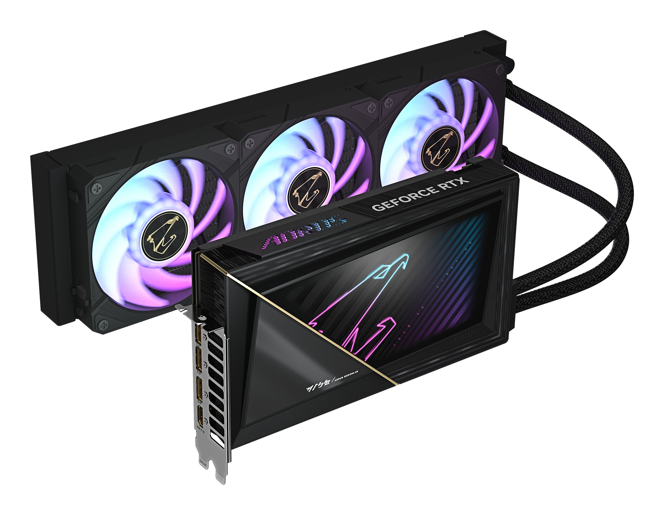 GIGABYTE AORUS GeForce RTX 5090 XTREME WATERFORCE 32G NVIDIA 32 GB GDDR7 - Afbeelding 2
