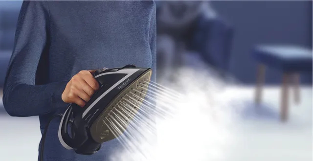 Tefal Puregliss FV8062E0 strijkijzer Droog- & stoomstrijkijzer Durilium AirGlide Autoclean soleplate 3000 W Zwart, Grijs - Afbeelding 2