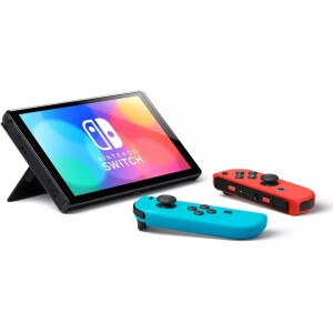 Nintendo Switch OLED versie Rood/Blauw