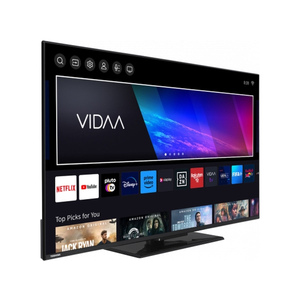 Toshiba 4K QLED Smart TV 55QV3463DG (2025) 55″ - Afbeelding 3