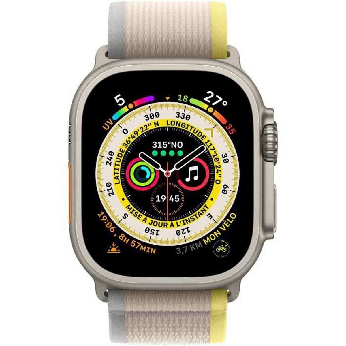 Smartwatch Apple Watch Ultra 4G WatchOS 9 Wit 32 GB - Afbeelding 3