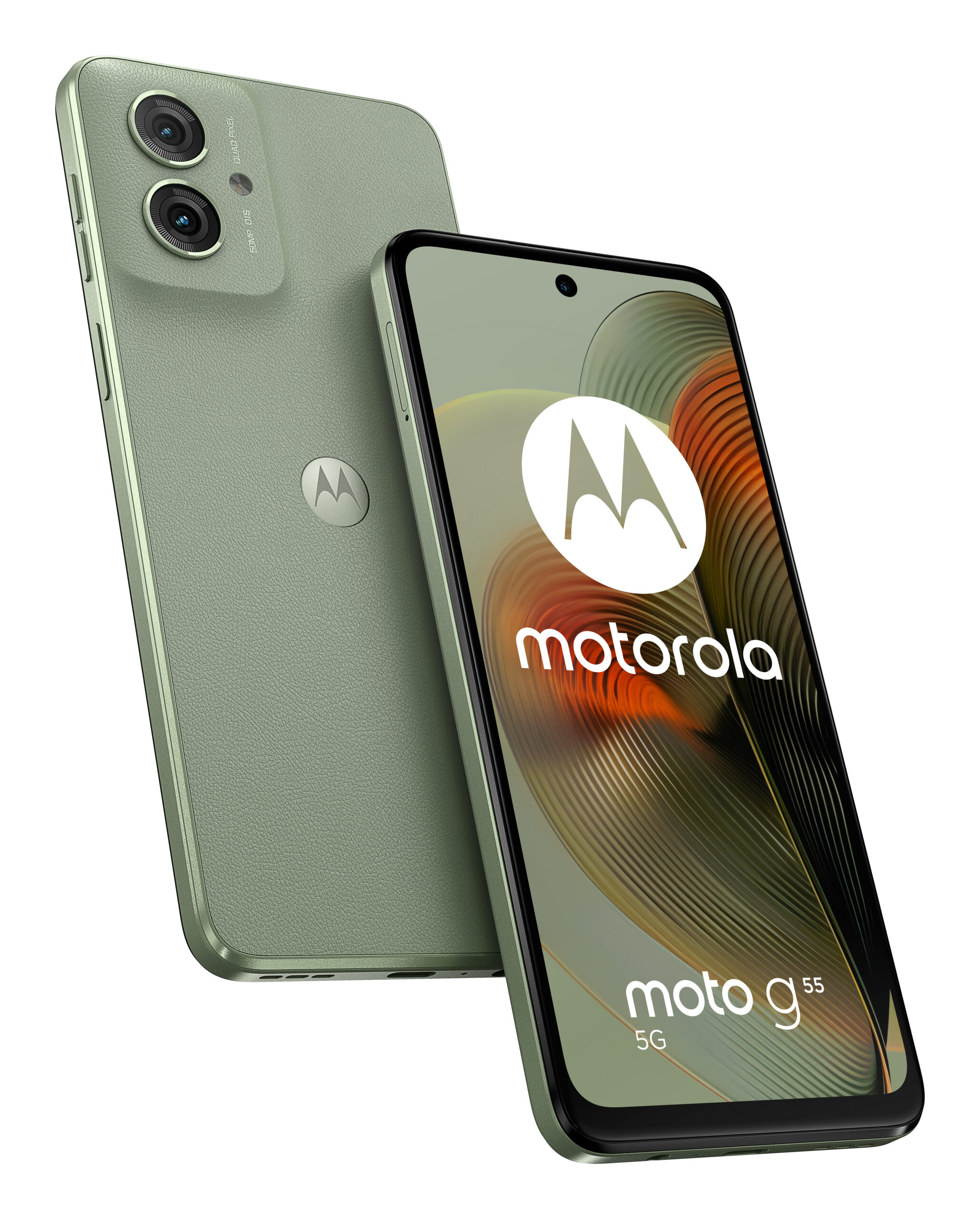 Motorola moto g55 5G 16,5 cm (6.49") Dual SIM Android 14 USB Type-C 8 GB 256 GB 5000 mAh Groen