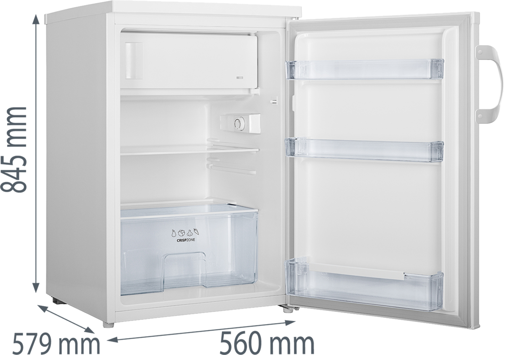 Gorenje RB492PW combi-koelkast Vrijstaand 119 l E Wit - Afbeelding 4